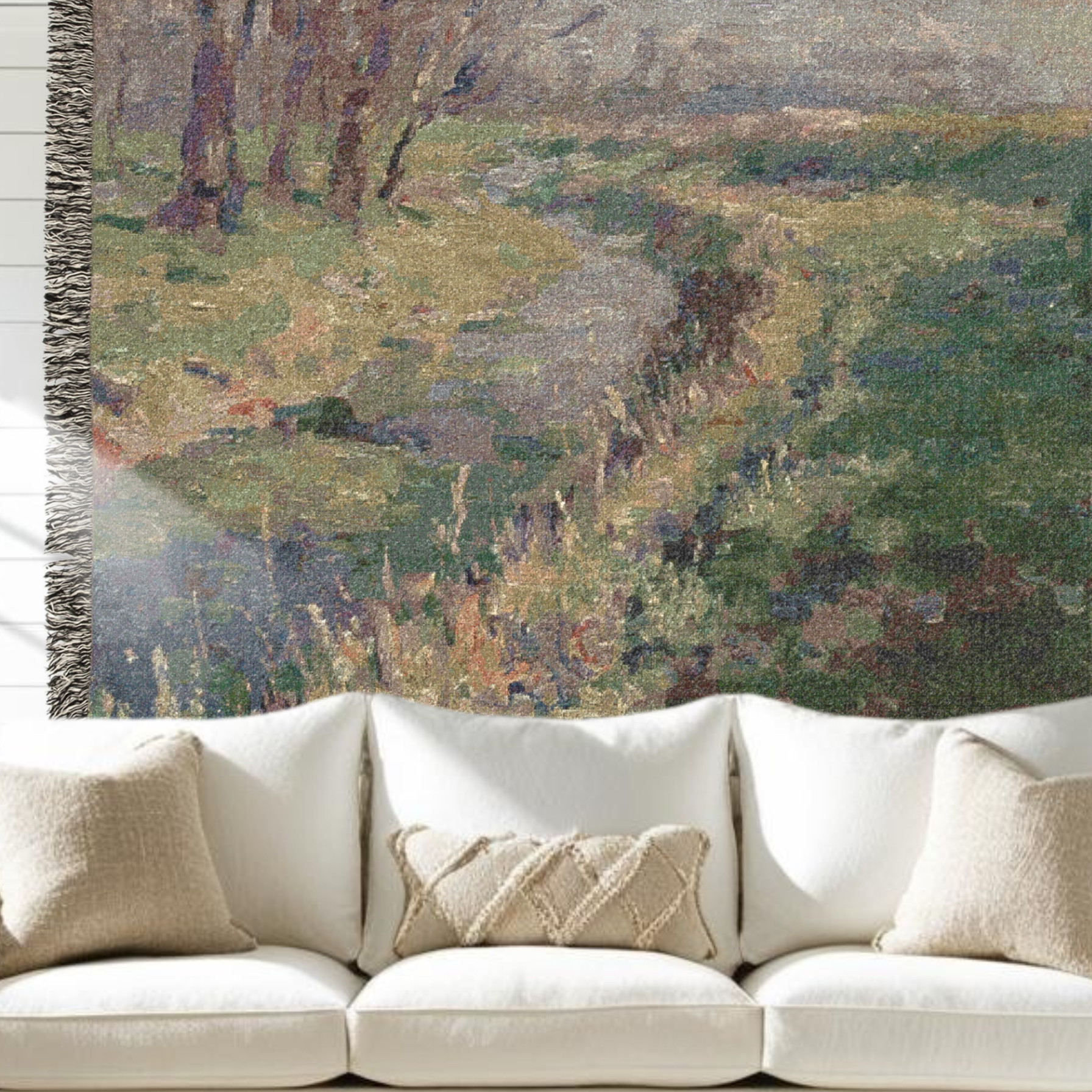 Vintage Riverside Landscape Woven Tapestry for your Living Room  

 

#LTKstyletip #LTKfamily #LTKgiftguide