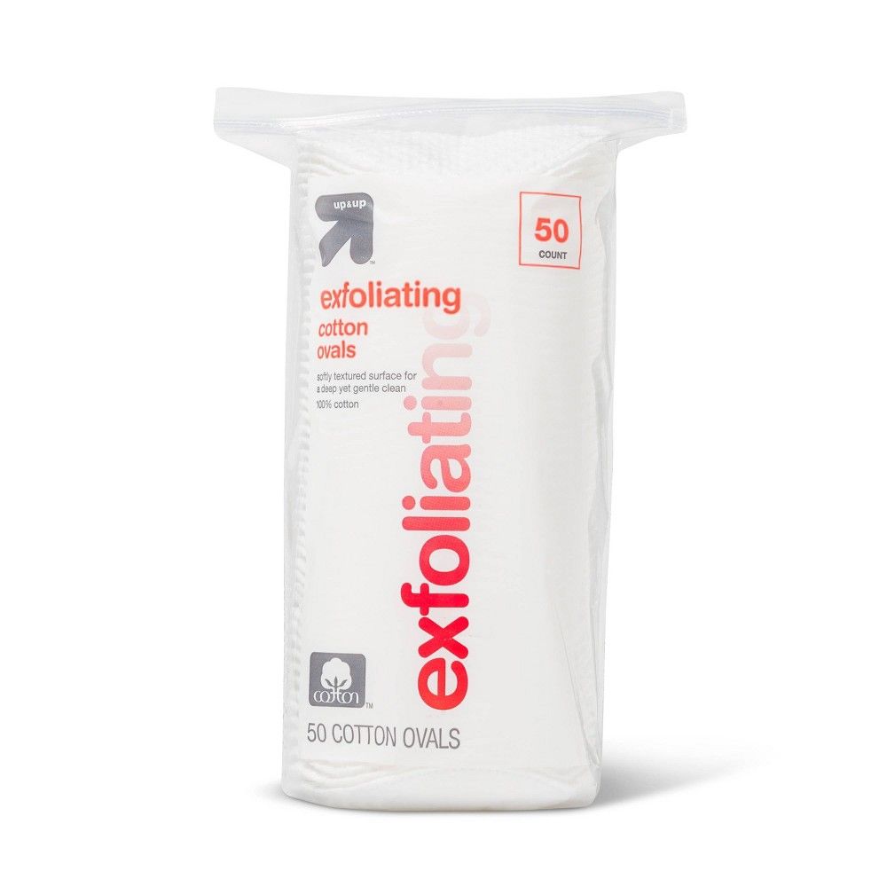 Exfoliating Cotton Ovals - 50ct - up & up | Target