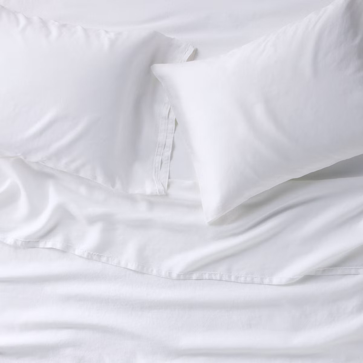 King 100% Linen Sheet Set White - Casaluna™ | Target