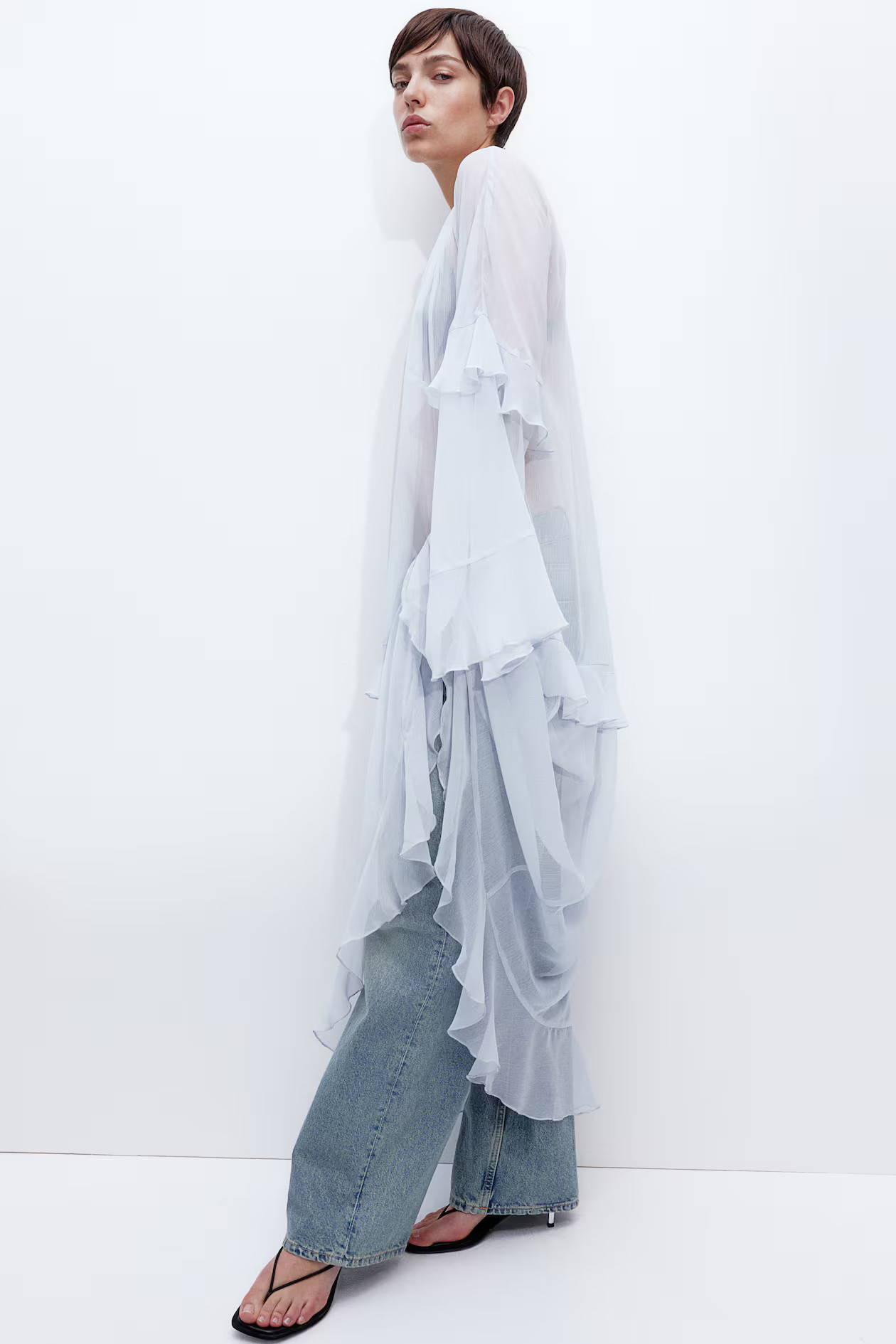 Flounced Chiffon Dress | H&M (US + CA)