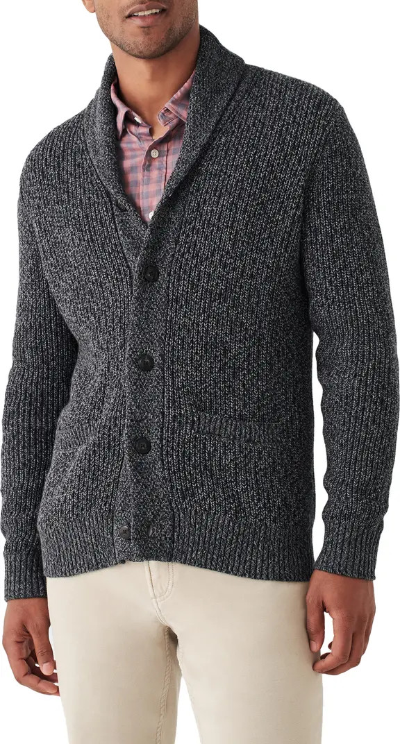 Faherty Marled Organic Cotton & Cashmere Cardigan | Nordstrom | Nordstrom