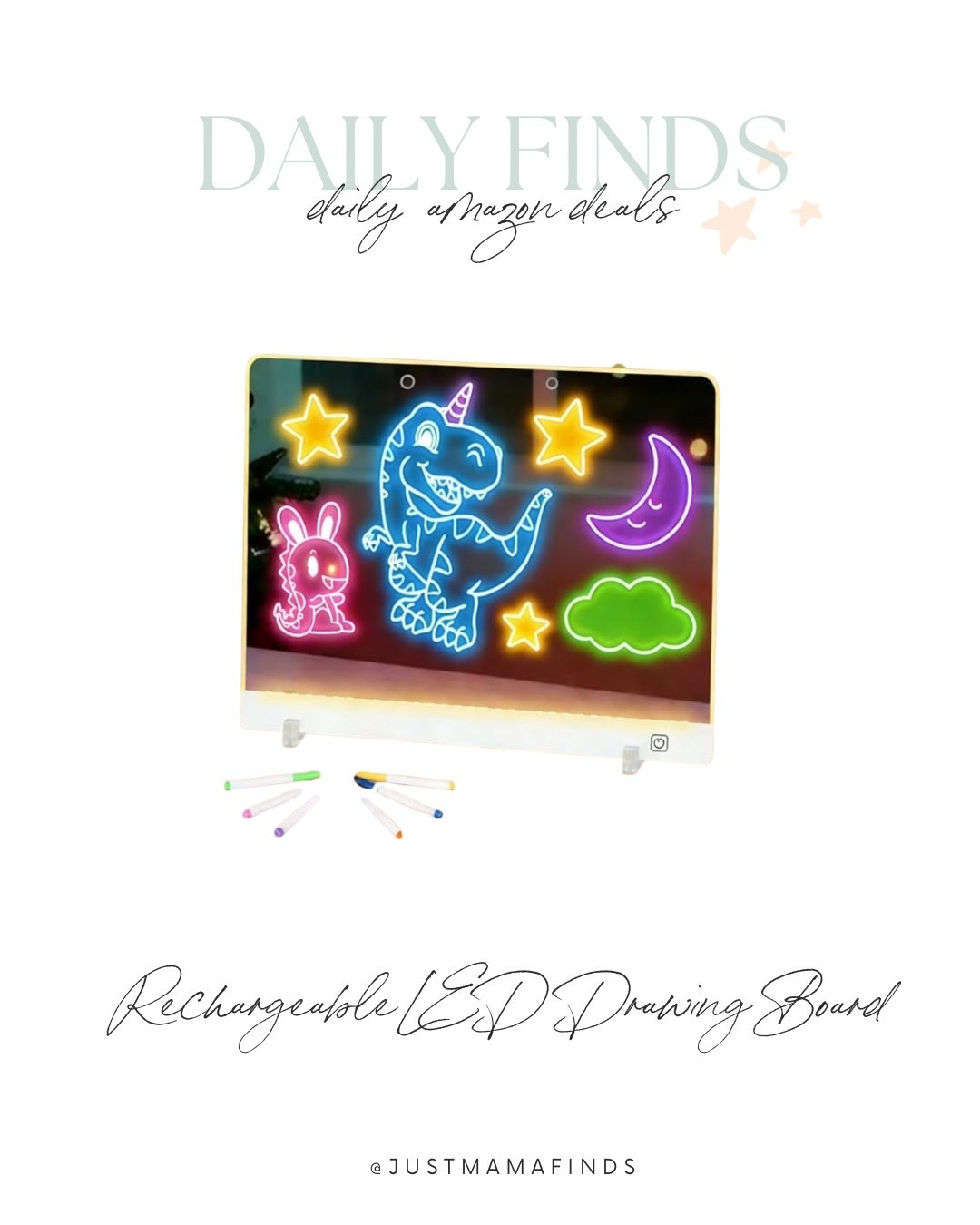 LED drawing pad for kids is on Amazon daily deals! 

#LTKmomlife #LTKSaleAlert #LTKKids