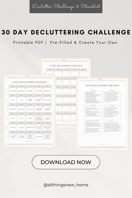 30 day declutter in challenge guide & checklist for only $1.99‼️
Cleaning
Decluttering
Schedule
Planner 
Printable 
2024

Follow my shop @allthingsnew_home on the @shop.LTK app to shop this post and get my exclusive app-only content!

#liketkit 
@shop.ltk
https://liketk.it/4rwU3 

Follow my shop @allthingsnew_home on the @shop.LTK app to shop this post and get my exclusive app-only content!

#liketkit #LTKhome #LTKfindsunder50 #LTKstyletip #LTKhome #LTKfindsunder50 #LTKfamily
@shop.ltk
https://liketk.it/4rDdm

#LTKhome #LTKfamily #LTKfindsunder50

Follow my shop @allthingsnew_home on the @shop.LTK app to shop this post and get my exclusive app-only content!

#liketkit 
@shop.ltk
https://liketk.it/4yBt8

#LTKHome #LTKU #LTKSaleAlert