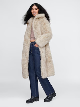 Recycled Faux Fur Coat | Gap (US)