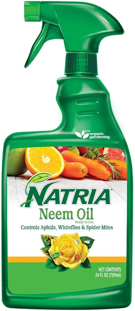 Natria Neem Oil Spray for Plants, Controls Aphids, Gnats, Spider Mites, and More, Organic Gardeni... | Amazon (US)