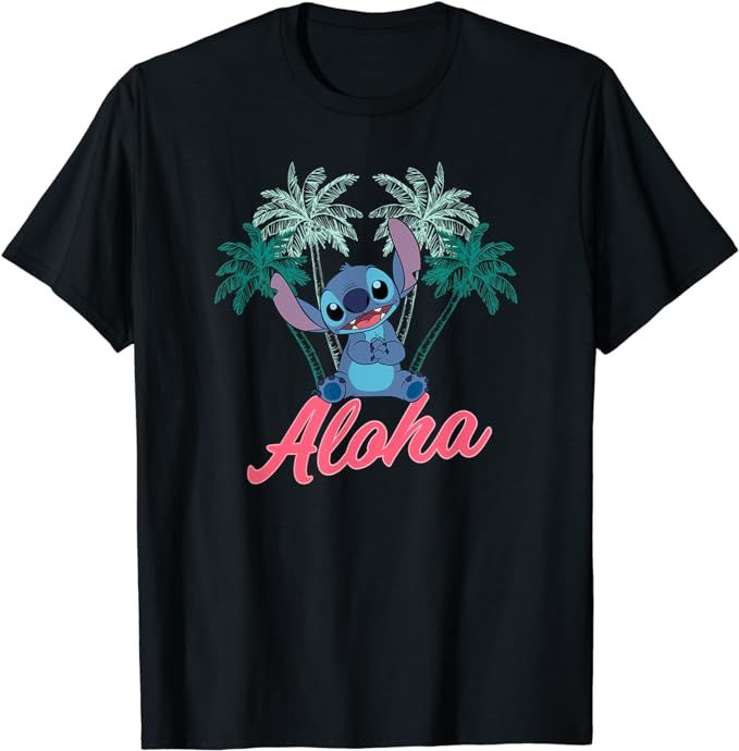 Disney Lilo and Stitch Aloha T-Shirt | Amazon (US)