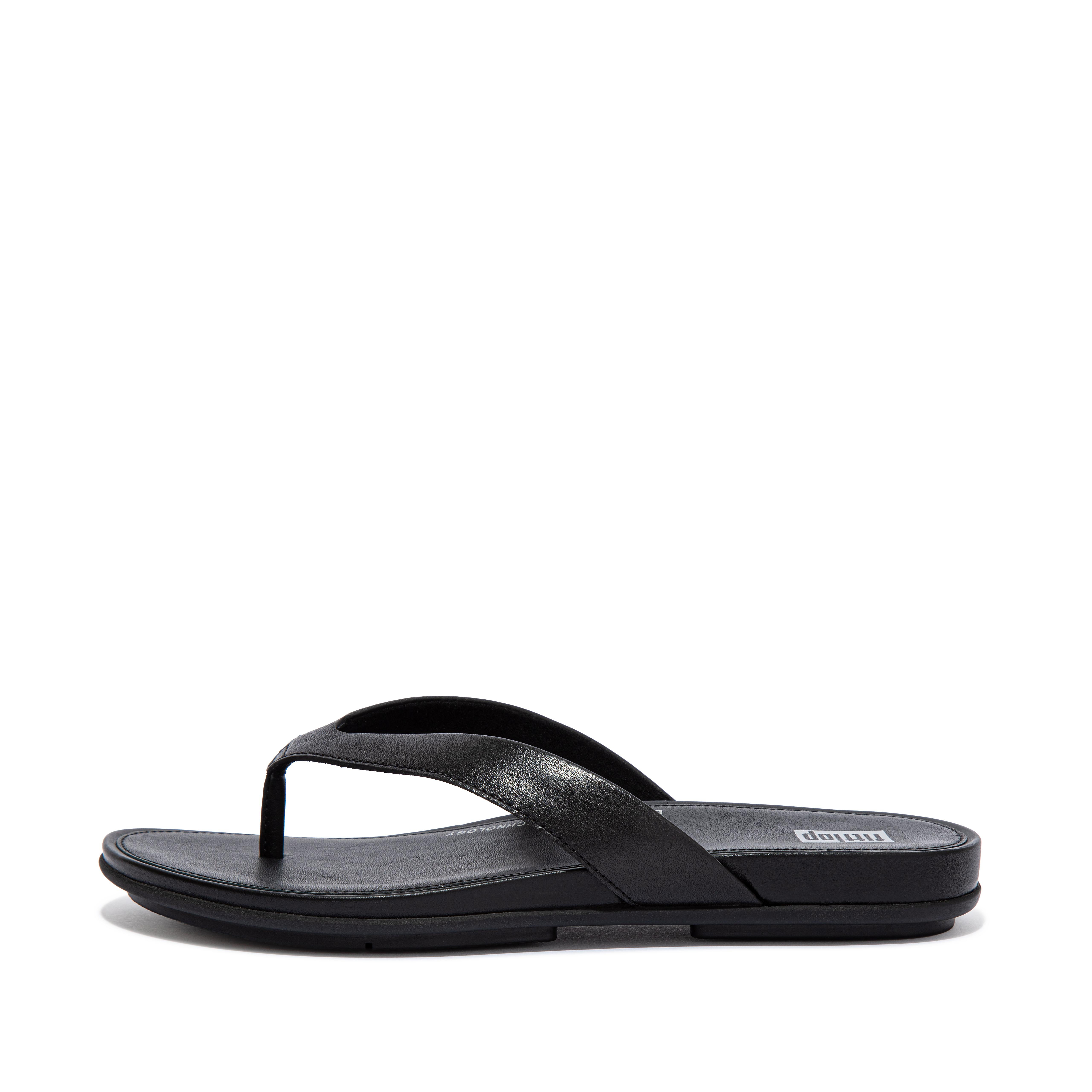 GRACIE Leather Flip-Flops | FitFlop (UK)
