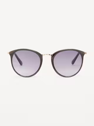 Gold-Trimmed Round Sunglasses | Old Navy (US)