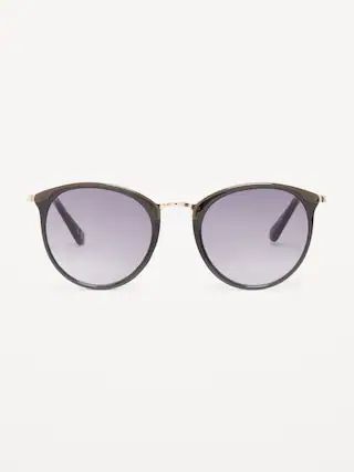 Gold-Trimmed Round Sunglasses | Old Navy (US)