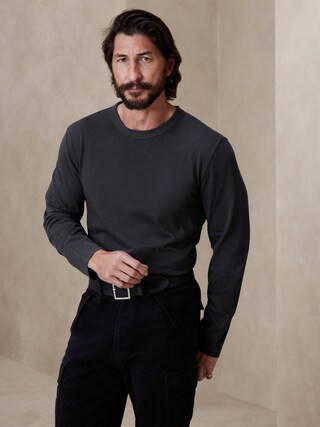 Soft Wash Long-Sleeve T-Shirt | Banana Republic (CA)