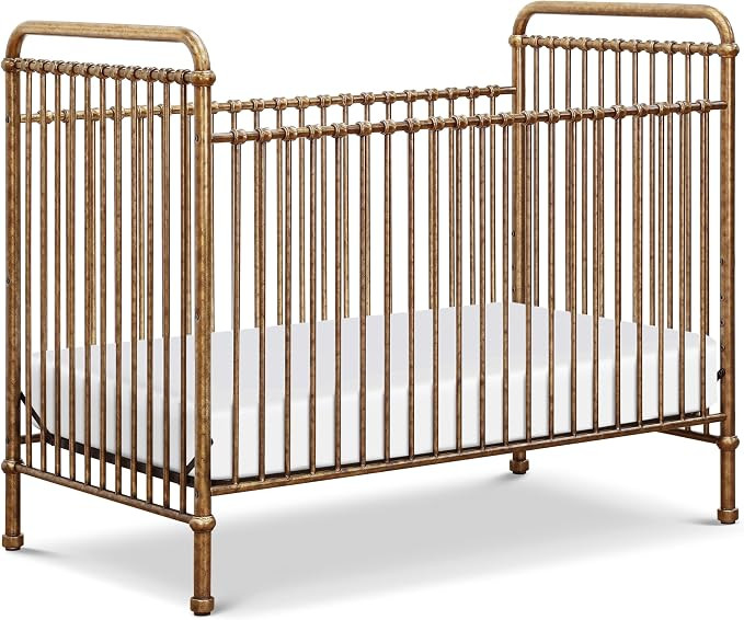 NAMESAKE Abigail 3-in-1 Convertible Baby Crib Gold | Amazon (US)