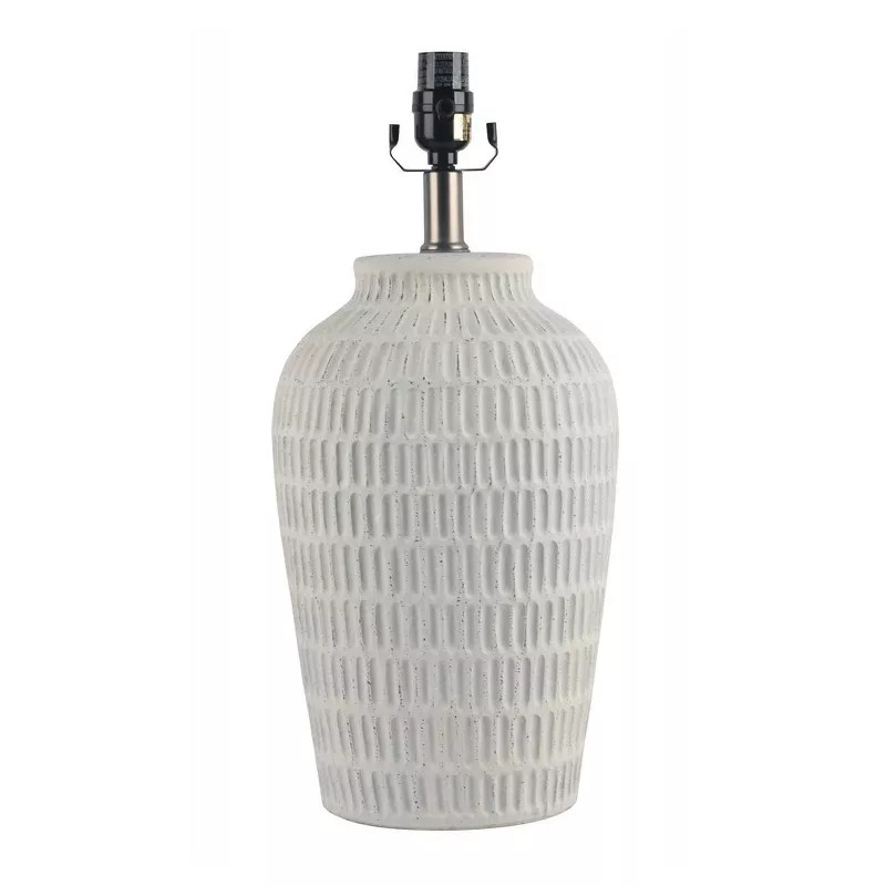 Ceramic Textured Table Lamp Base White - Threshold™ | Target