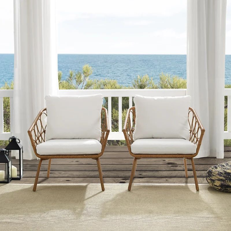 Lular Patio Dining Armchair with Cushion | Wayfair North America