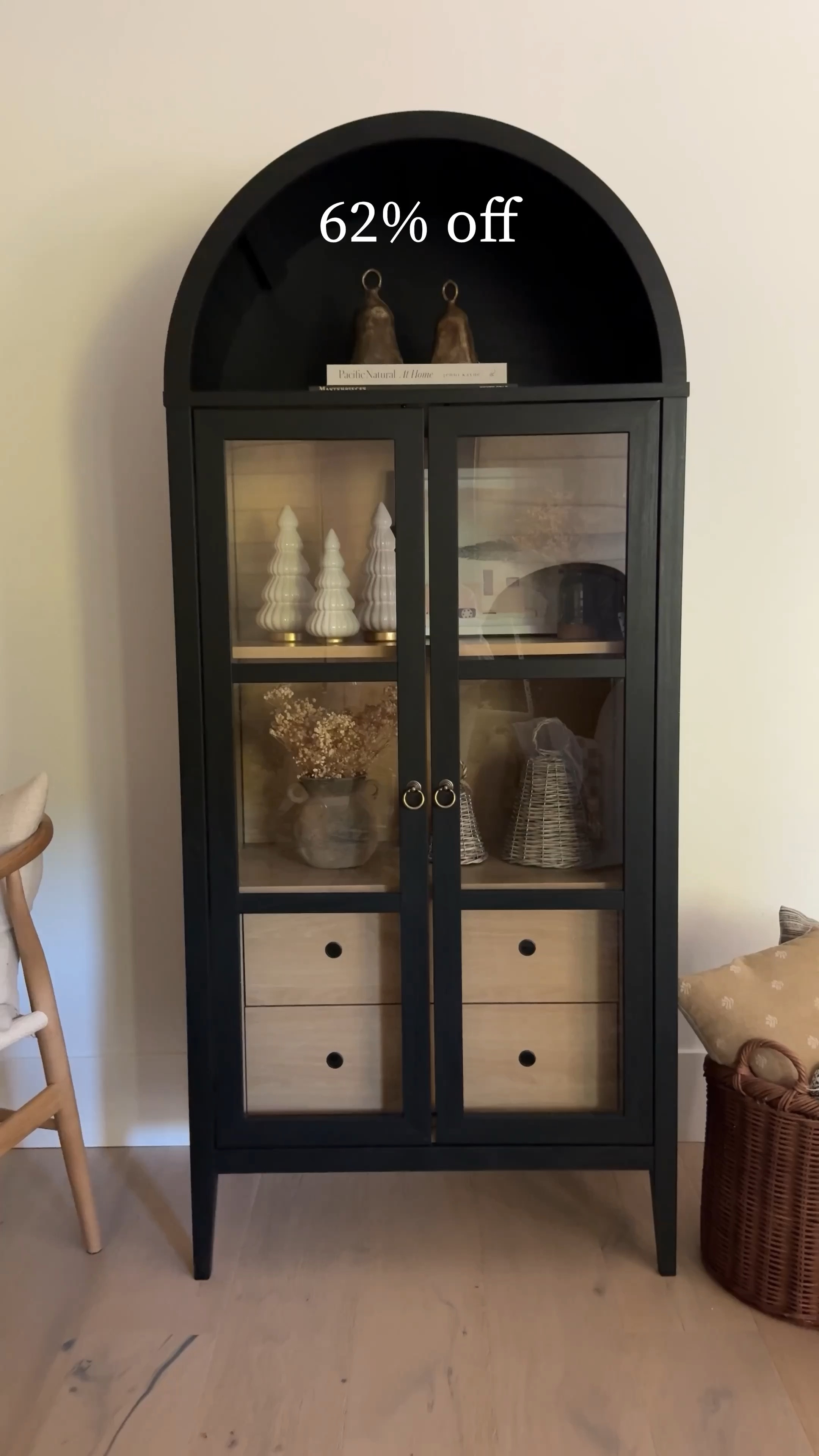 Restocked just in time for Black Friday sale at Wayfair! We saved thousands of dollars using this arched cabinet. Every other one I fell in love with with costed thousands of dollars more and this is really high-quality and gorgeous!

Black arch cabinets, vintage Bell, ceramic white trees, wood cabinet, Wayfair target Amazon, Etsy African bells holiday Christmas vintage rug Loloi 

#LTKSaleAlert #LTKFindsUnder100 #LTKHome