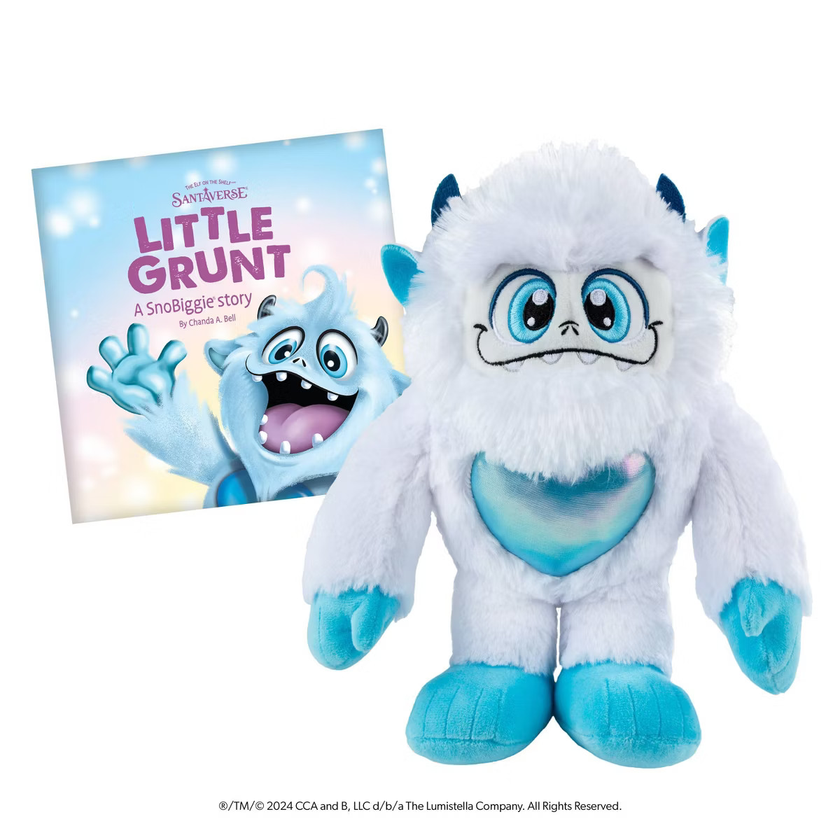 Elf on the Shelf SnoBiggie Little Grunt Yeti Plush Toy and Illustrated Book | Target