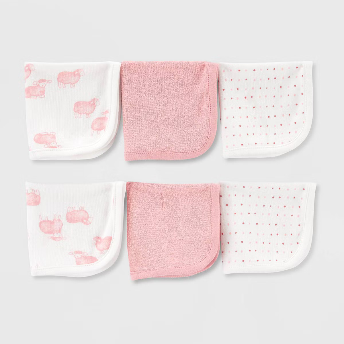 Carter's Just One You® Baby Girls' Sheep Bath Towel - Pink | Target