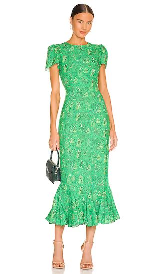 Lulani Dress in Romance Green | Revolve Clothing (Global)