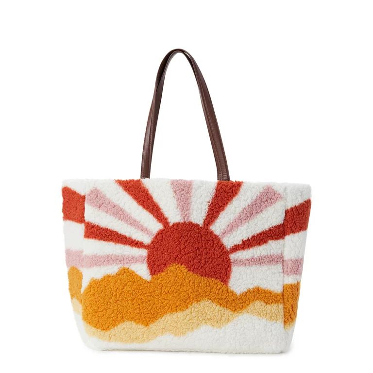 No Boundaries Sun Ray Tote Bag Yellow - Walmart.com | Walmart (US)