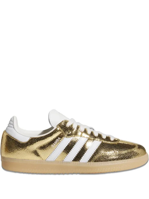 Samba "Cracked Metallic Pack - Gold" sneakers | Farfetch Global