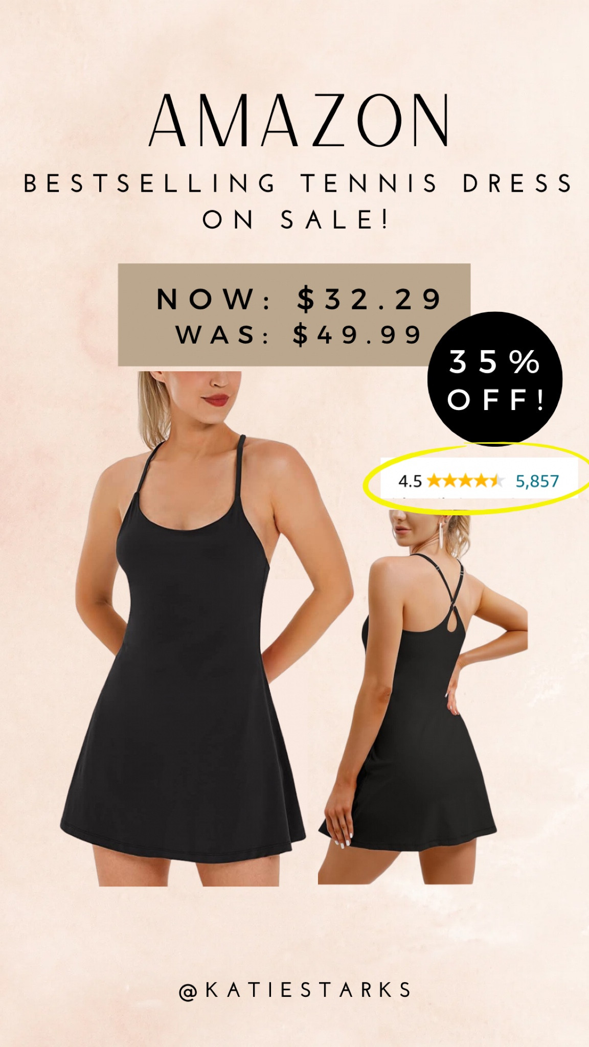 This bestselling tennis dress is on sale! Love the racerback straps!

#LTKfitness #LTKstyletip #LTKActive