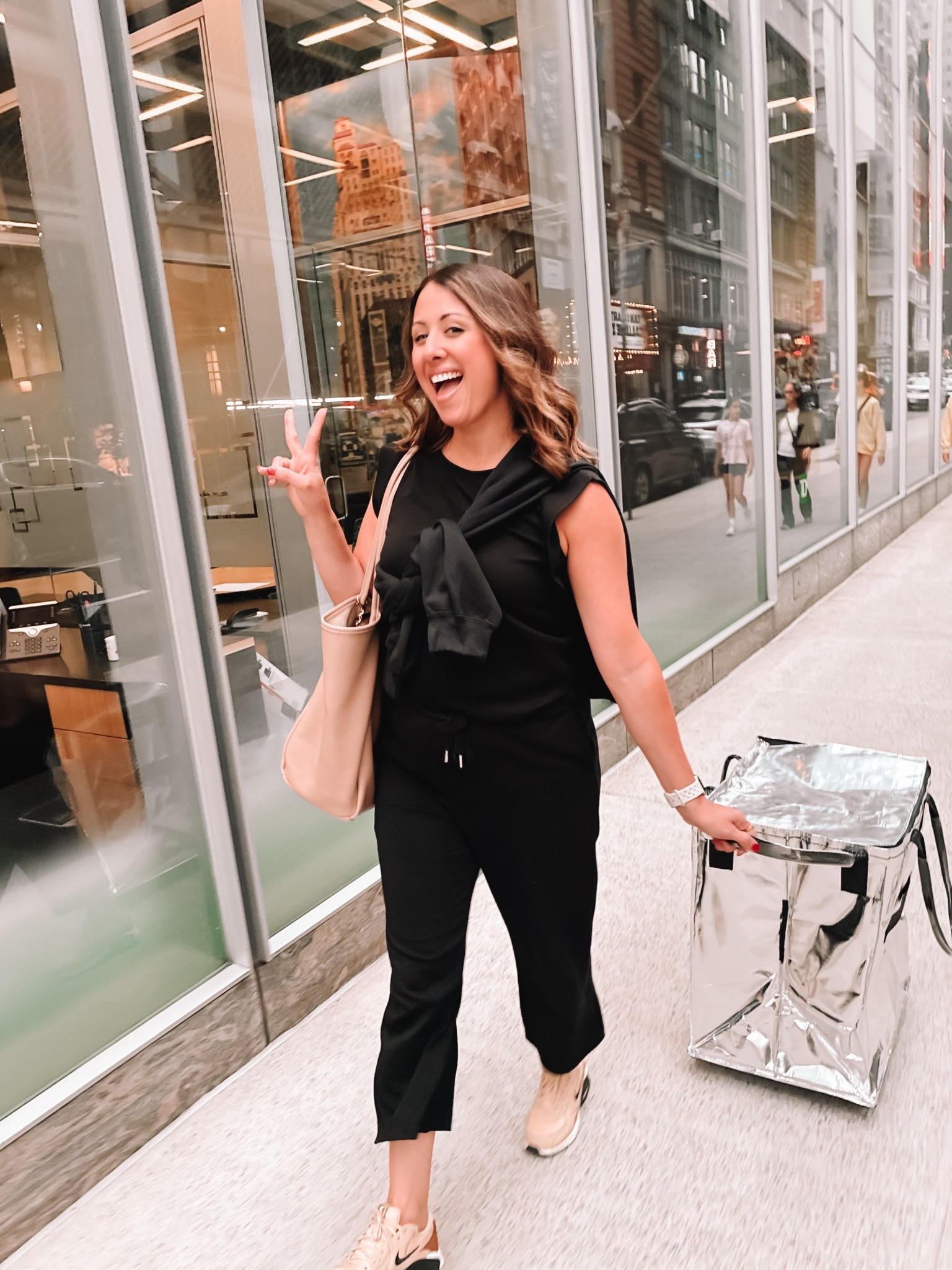 Dance mom strut through the city with my Hulken.  This was a game changer for groceries and hauling competition necessities to another hotel.  10/10 recommend as long as you don’t put a case of water in the bag 🤪

#LTKItBag #LTKFamily