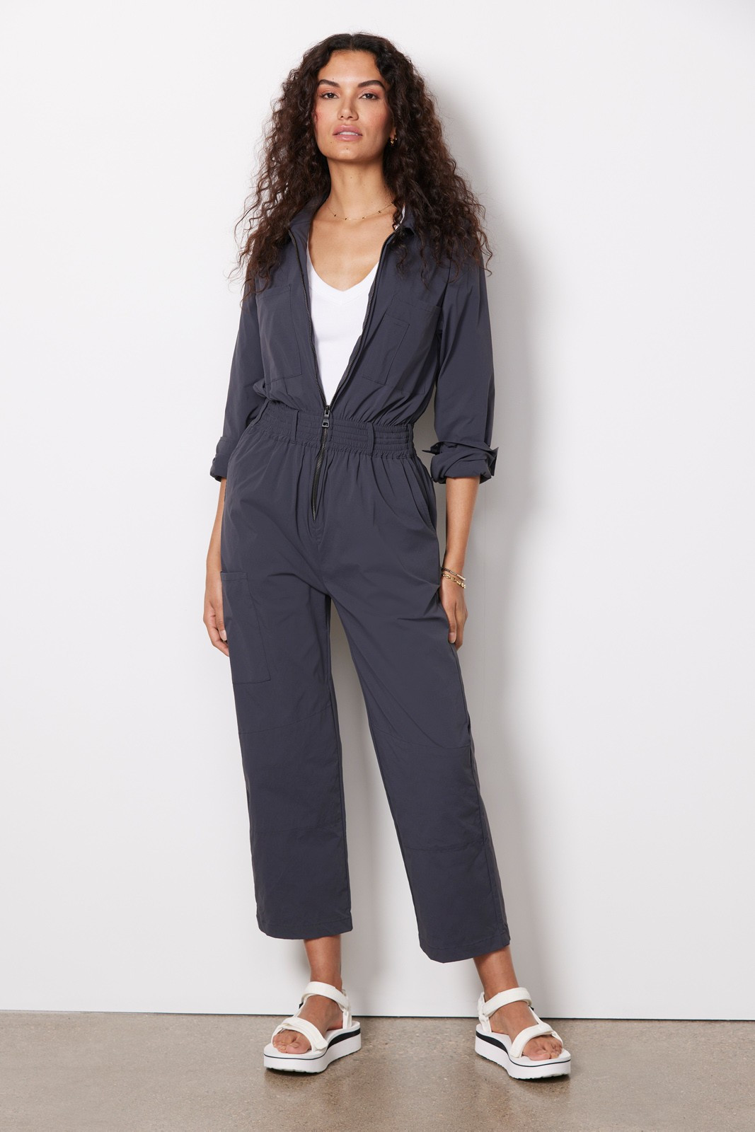 Artist Long Sleeve Jumpsuit | Evereve
