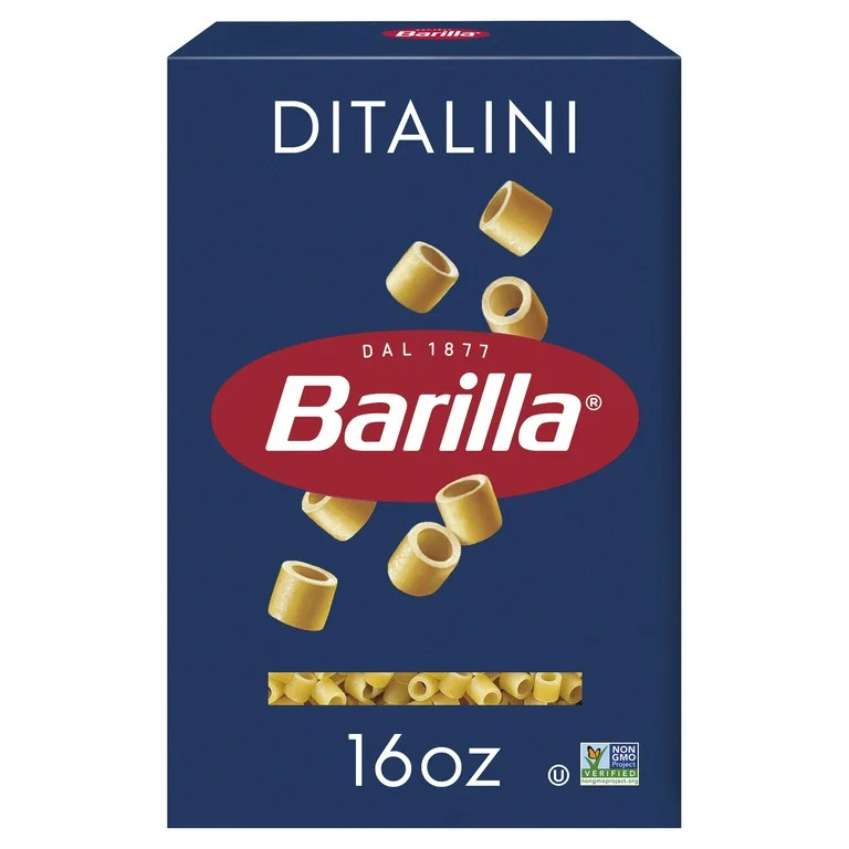 Barilla Classic Non-GMO, Kosher Certified Ditalini Pasta, 16 oz | Walmart (US)