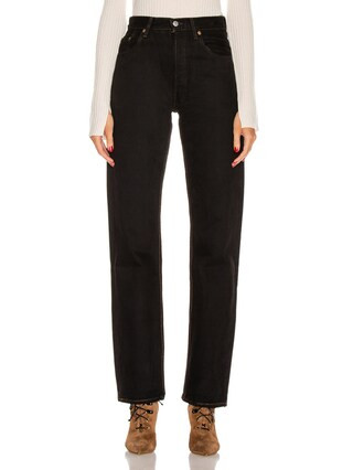 RE/DONE 90's Denim in OD Black | FWRD | FWRD 