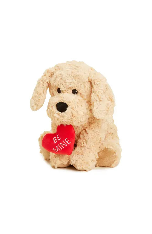 Warmies Be Mine Curly Dog Plush Toy in Gold at Nordstrom | Nordstrom
