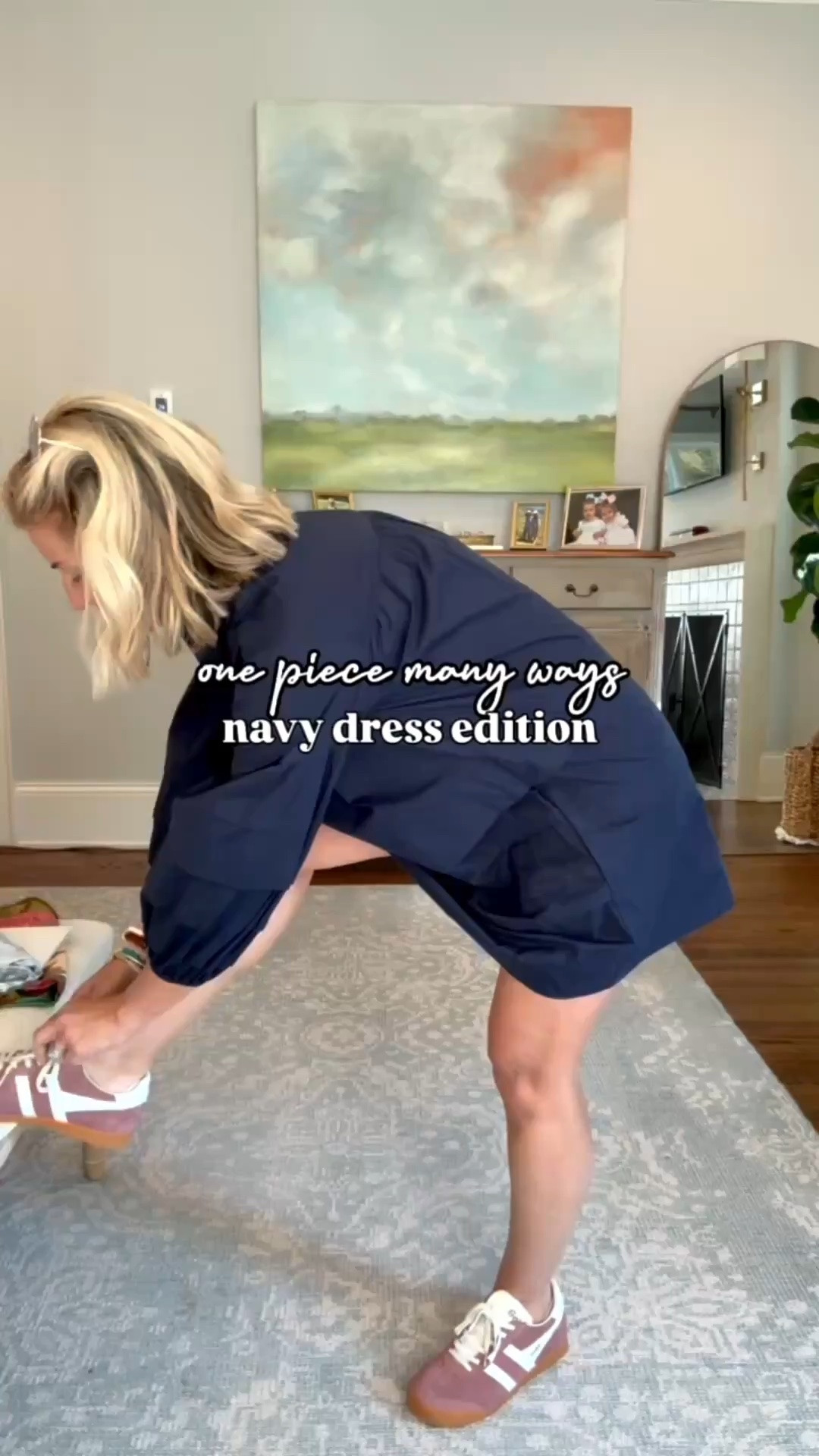 One dress many ways…navy dress edition. 
I’ve had every color Tuckernuck has ever made in this dress…perfection! 

Dress - xs
Sweater & Jacket - xs
Sneakers - 8 tts 
Mary Jane’s & Flats - 7.5 (size 1/2 down) 
Boots -38
Sneakers & Heels - 8 
Naghedi bag - medium 

Codes:
Erin McDermott- mixandmatch for 25% off my necklace 
Allie + Bess - Catherine20

#LTKdayinmylife #LTKootd #LTKmomlife