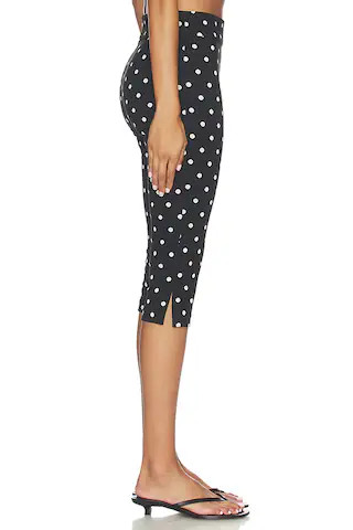 Nico Capri Pants in Black & Ivory | Revolve Clothing (Global)