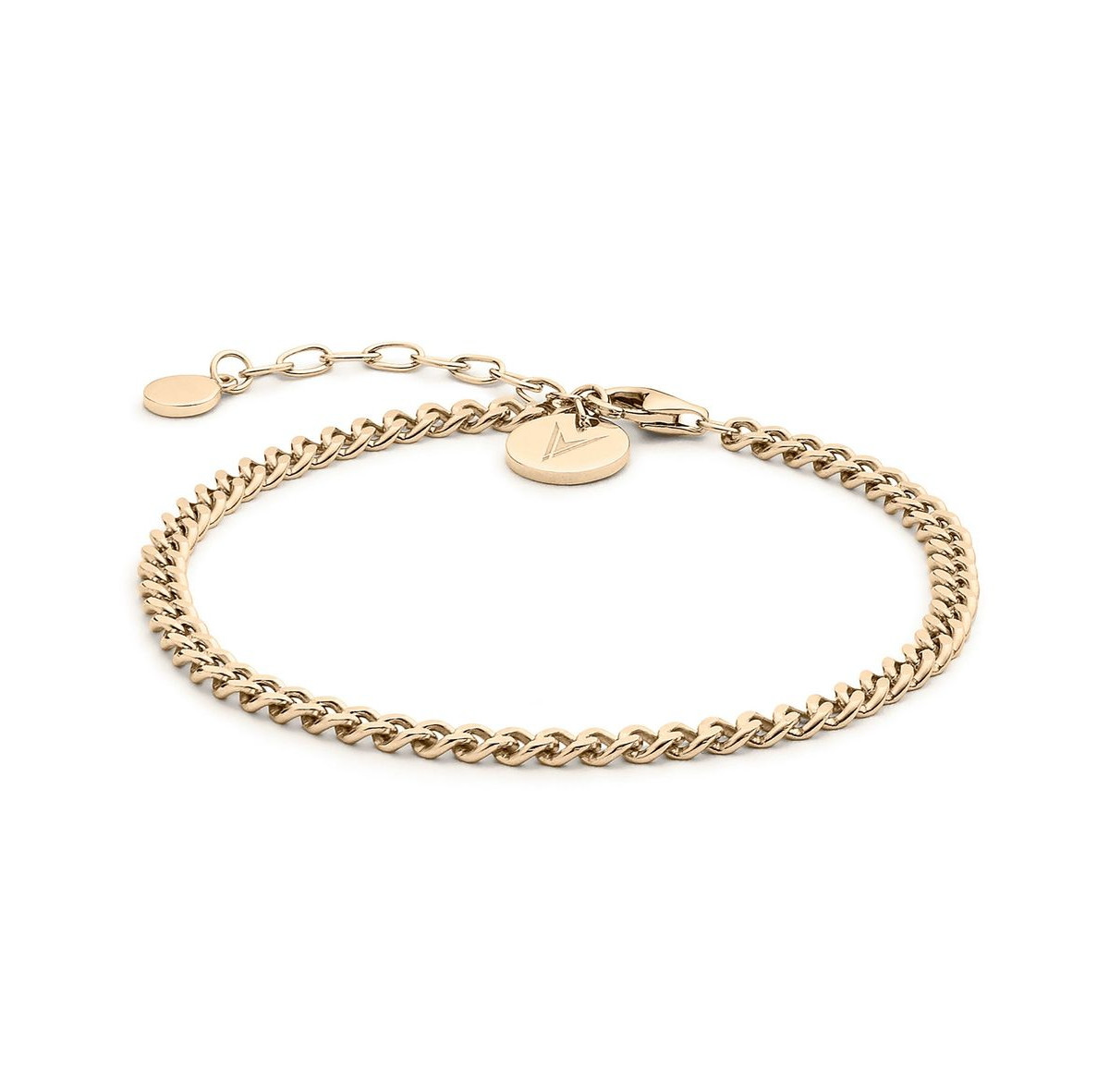 Vincero Women's Cuban Link Bracelet – Polished Gold Plated Stainless Steel - Gold | Macy's