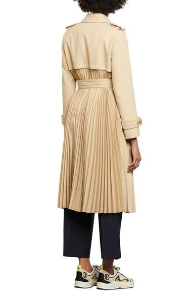 Pleated Trench Coat | Nordstrom