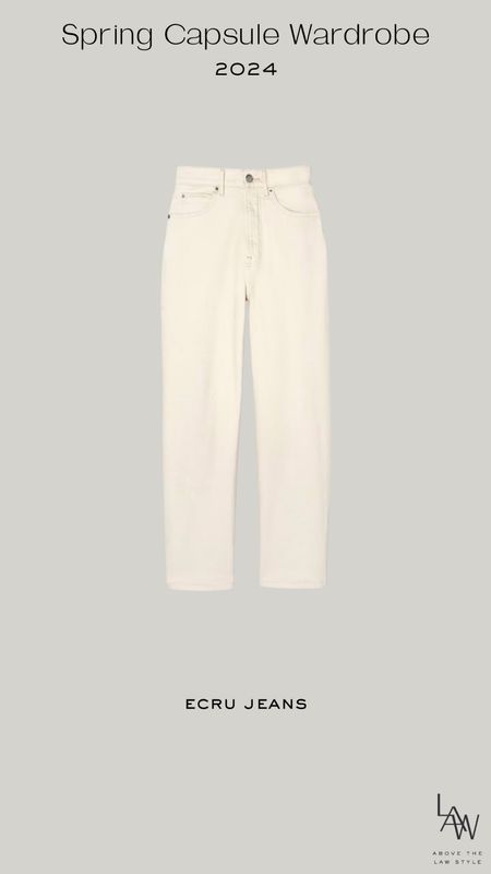 Spring Capsule: Ecru Jeans

#LTKfindsunder50 #LTKstyletip #LTKfindsunder100