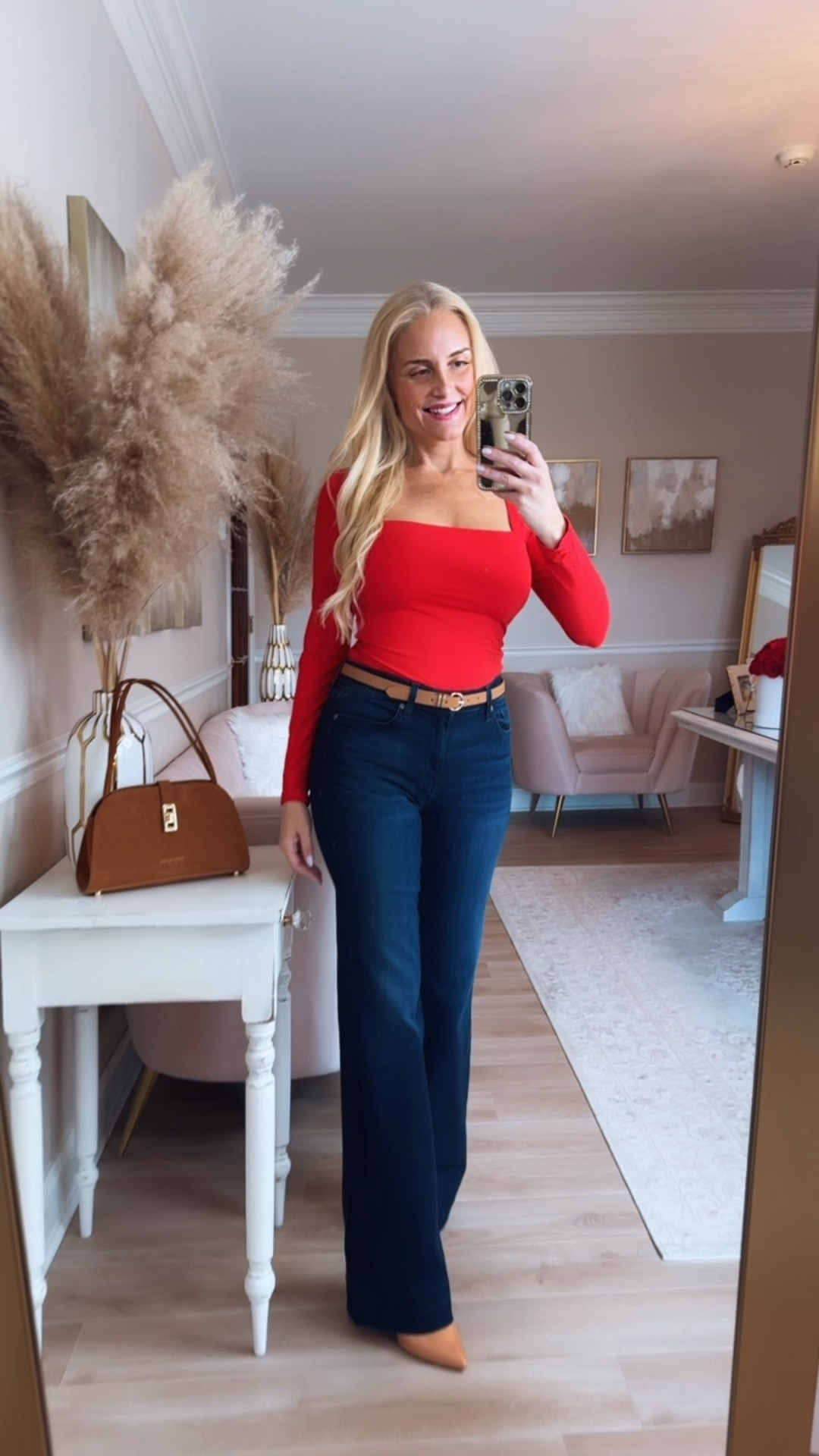 This beautiful square neck long sleeve top is so soft, comfy and flattering! And it's the most gorgeous shade of red. Wearing a size medium. I need this one in every color! 

#LTKStyleTip #LTKSeasonal #LTKHoliday