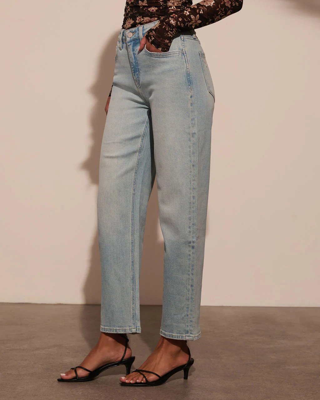 Damson High Rise Barrel Jeans | VICI