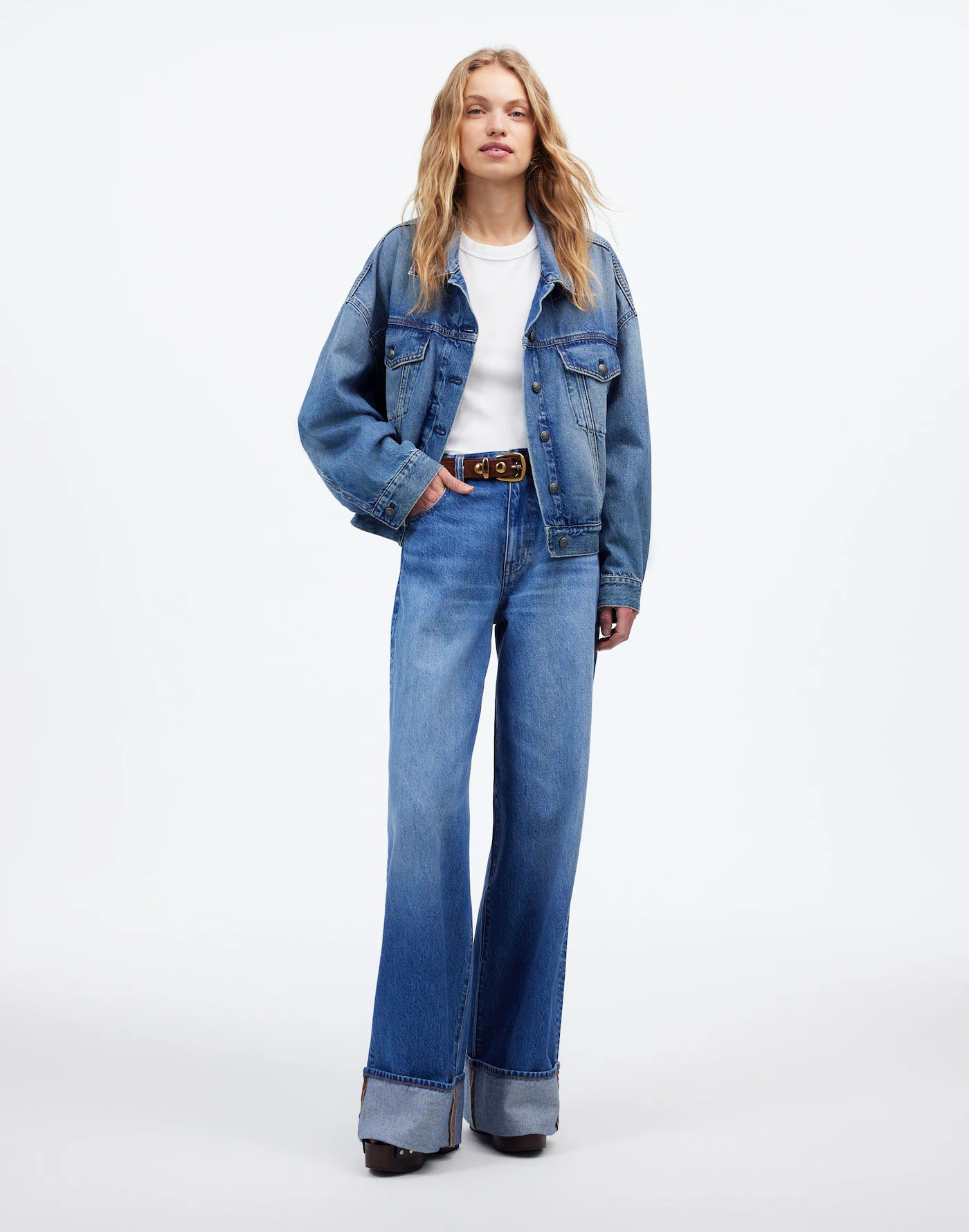 Petite Superwide-Leg Jeans | Madewell
