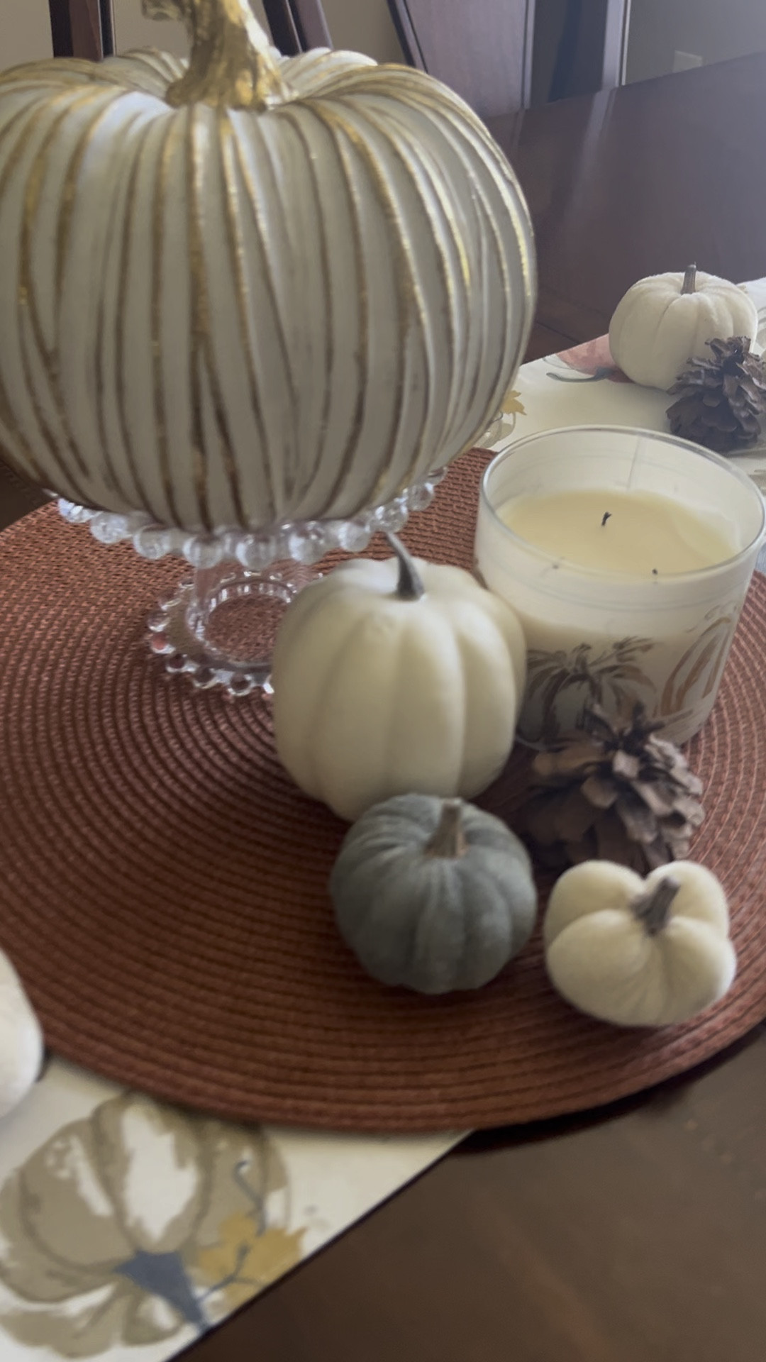 My fall dining room table decor! Most things are from Hobby Lobby but I’ll be linking similar items.
#falldecor #falltable #tabledecor

#LTKhome #LTKSeasonal #LTKfindsunder50