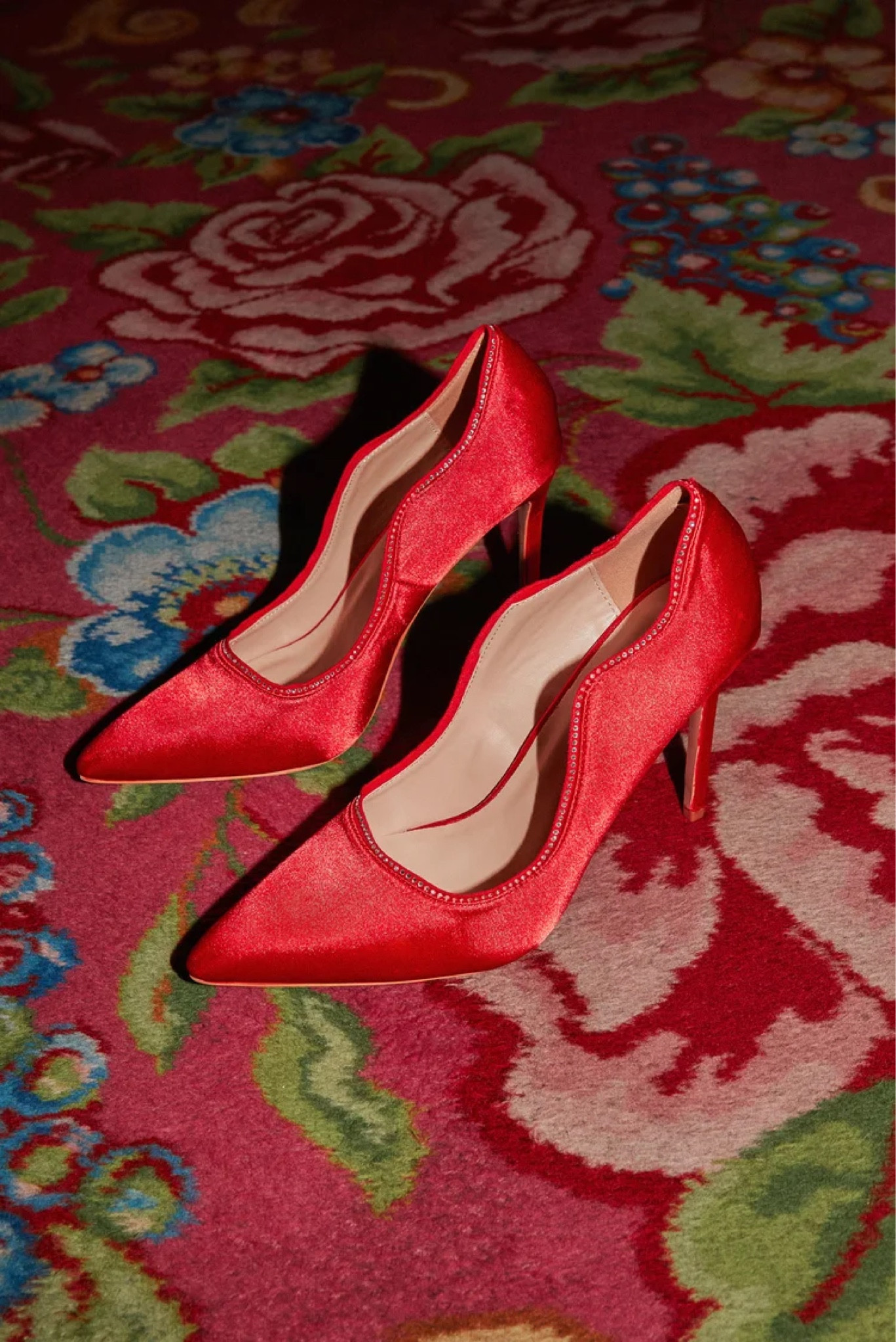 Holiday outfits, red satin pumps, red heels for Christmas 

#LTKfindsunder50 #LTKshoecrush #LTKHoliday