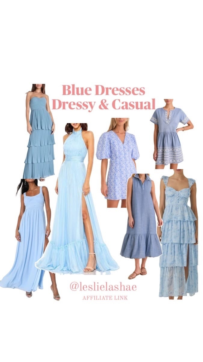 Blue dresses dressy and casual🩵

#LTKSaleAlert #LTKWedding #LTKSeasonal