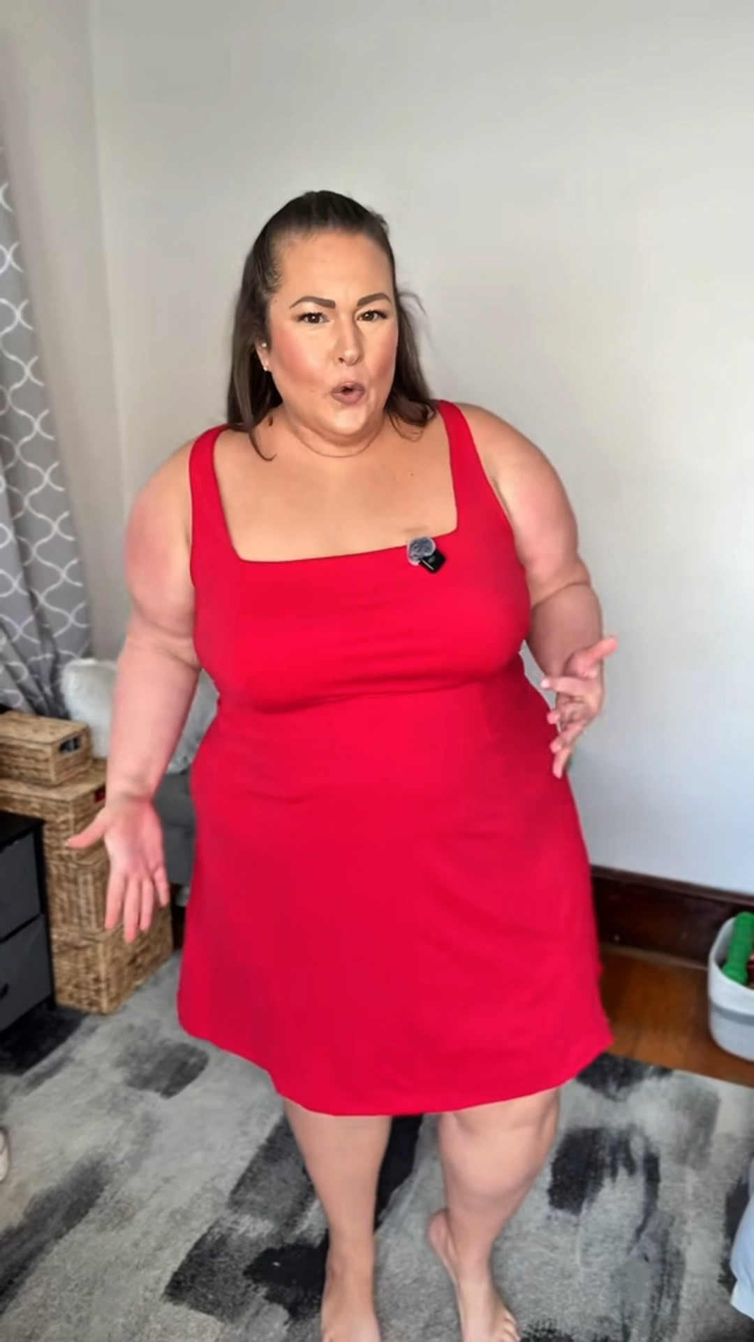 Finally!! A plus size active dress with a pull down option to use the bathroom, built in shorts & bra! 👏🏼👏🏼🔥😍

#plussizedress 
#plussizedresses 
#plussizefashion
Plus size dress 
Plus size active dress 
Plus size dress built in shorts

#LTKPlusSize #LTKSeasonal