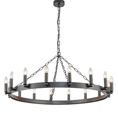 Alderton Iron Ring Chandelier | Perigold