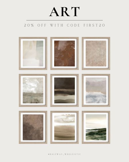 Abstract art from collectionprints.com! Use code FIRST20 for 20% off your first order 

#LTKFind #LTKsalealert #LTKhome