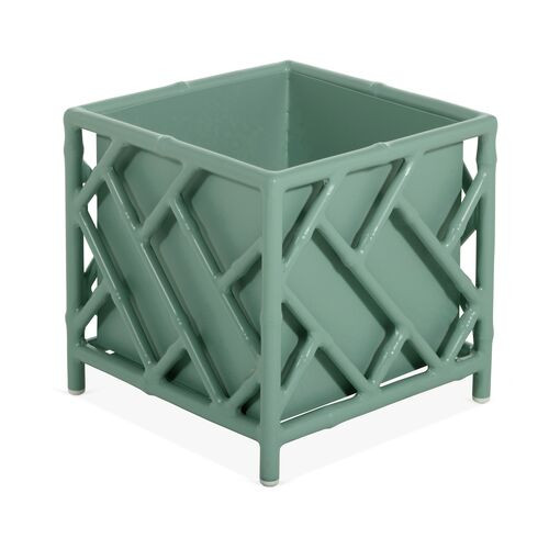 Kit Chippendale Small Planter, Celadon | One Kings Lane