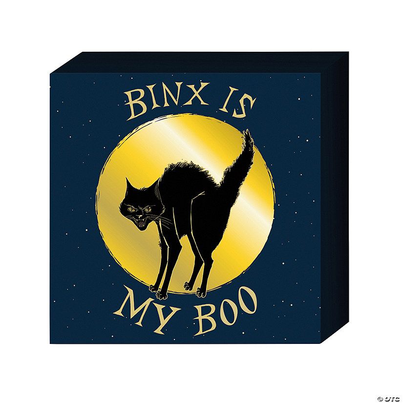 Hocus Pocus Binx Tabletop Sign | Oriental Trading Company