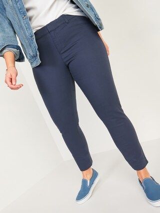 Mid-Rise Pixie Chino Ankle Pants for Women | Old Navy (US)