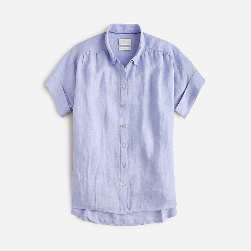 Relaxed-fit short-sleeve Baird McNutt Irish linen shirt | J. Crew US