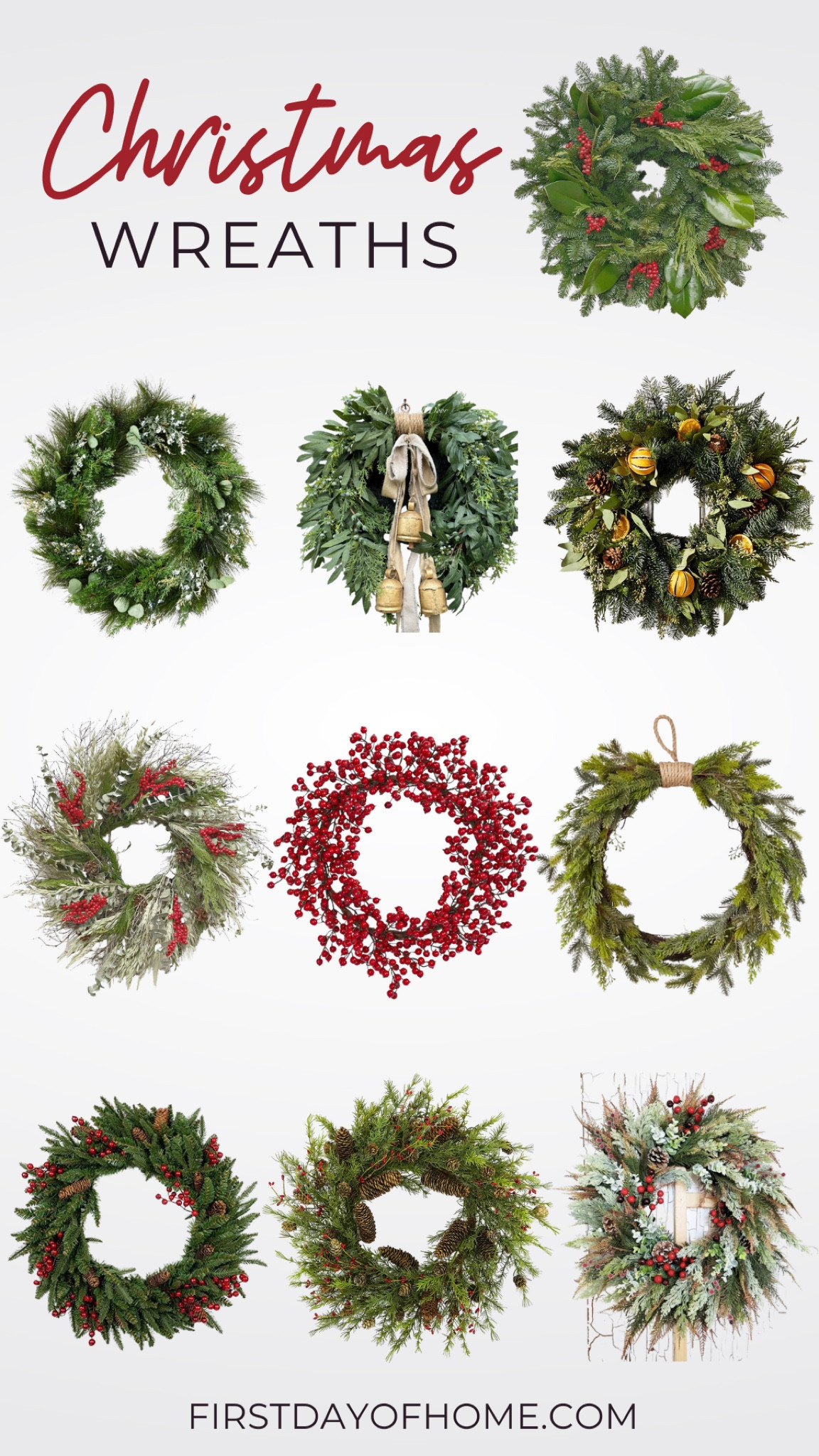 Find the best Christmas wreath at every price point: on a budget or on a splurge. Target, Etsy, Pottery Barn and Amazon finds that are perfect for a Christmas porch or Christmas mantel. 

#LTKHoliday #LTKSeasonal #LTKhome