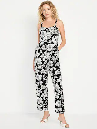 Fit &amp; Flare Cami Jumpsuit | Old Navy (US)
