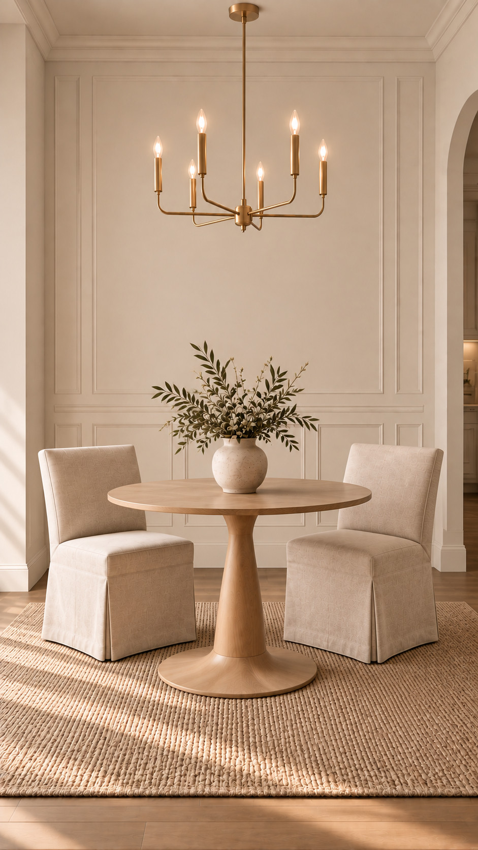 Wayfair + Lowe’s proving you can mix retailers and still get a pulled together dining room. 🤎

This round pedestal dining table from Wayfair paired with the brass chandelier from Lowe’s creates such a warm, polished setup for a breakfast nook or smaller dining space.

#LTKHome #LTKOver40